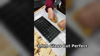1 मिमी मोटा वॉच कवर ग्लास लेजर बैच कटिंग सर्कुलर