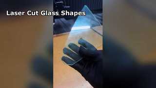 4 मिमी एफ हरा कांच अनियमित आकार काटता है