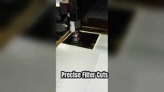 2 मिमी लेपित फ़िल्टर लेजर कटिंग स्क्वायर