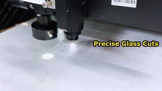 1 मिमी सिंगल-साइडेड फ्रॉस्टेड फिल्म सफेद ग्लास कटिंग सर्कुलर