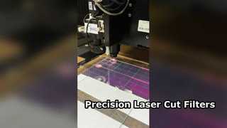 लेजर कटिंग सर्कुलर 1 मिमी डबल-पक्षीय लेपित फ़िल्टर